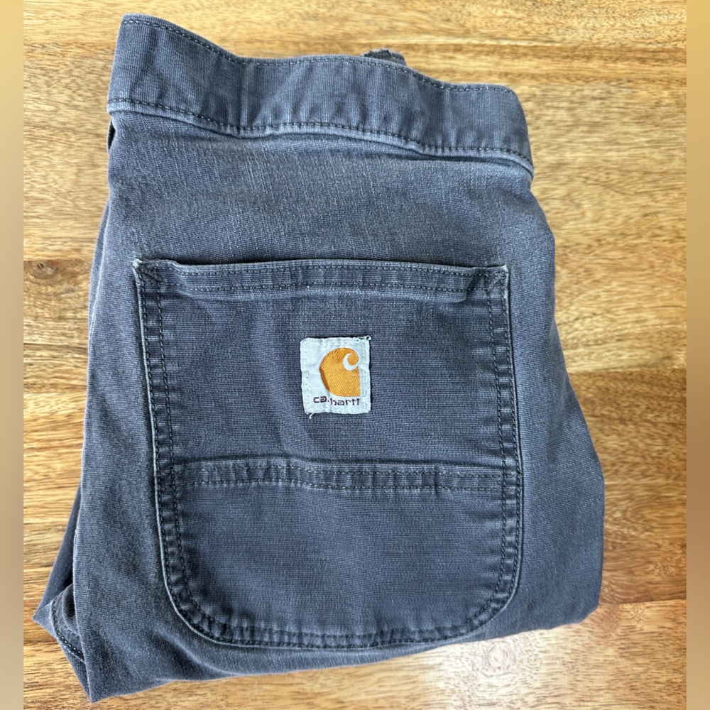 Carhartt Straight Fit 31 x 32 Gray Slate Gravel Rugged Work Jeans Pants 102821